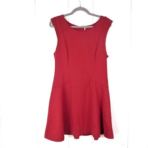 Free People Dress Womens SZ L Cha Cha Skater Mini Sleeveless Valentines Day